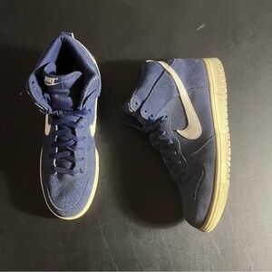 Nike Dunk High ‘Navy Blue’ 804233-400 Sz 9.5